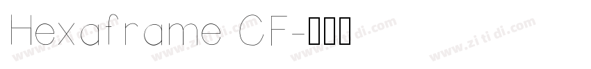 Hexaframe CF字体转换